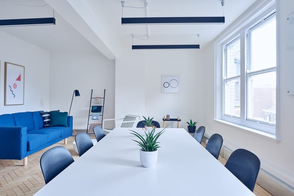 Calm, minimal interior showing quiet luxury interior design