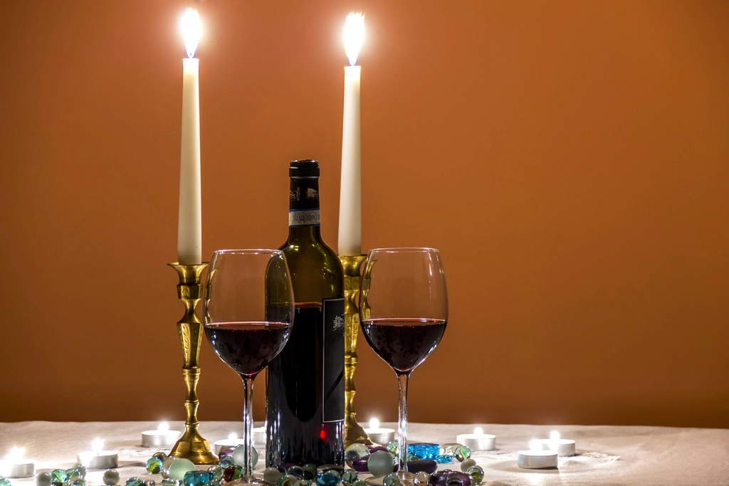 Candlelit dinner, one of many modern luxury experiences