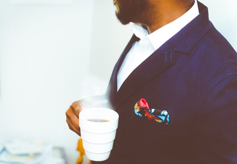 Navy blazer and white shirt, classic capsule wardrobe essentials